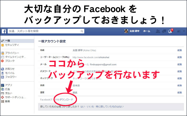 Facebookバックアップ フードビジネス 専門家 研究所 ファインド 札幌 太田耕平